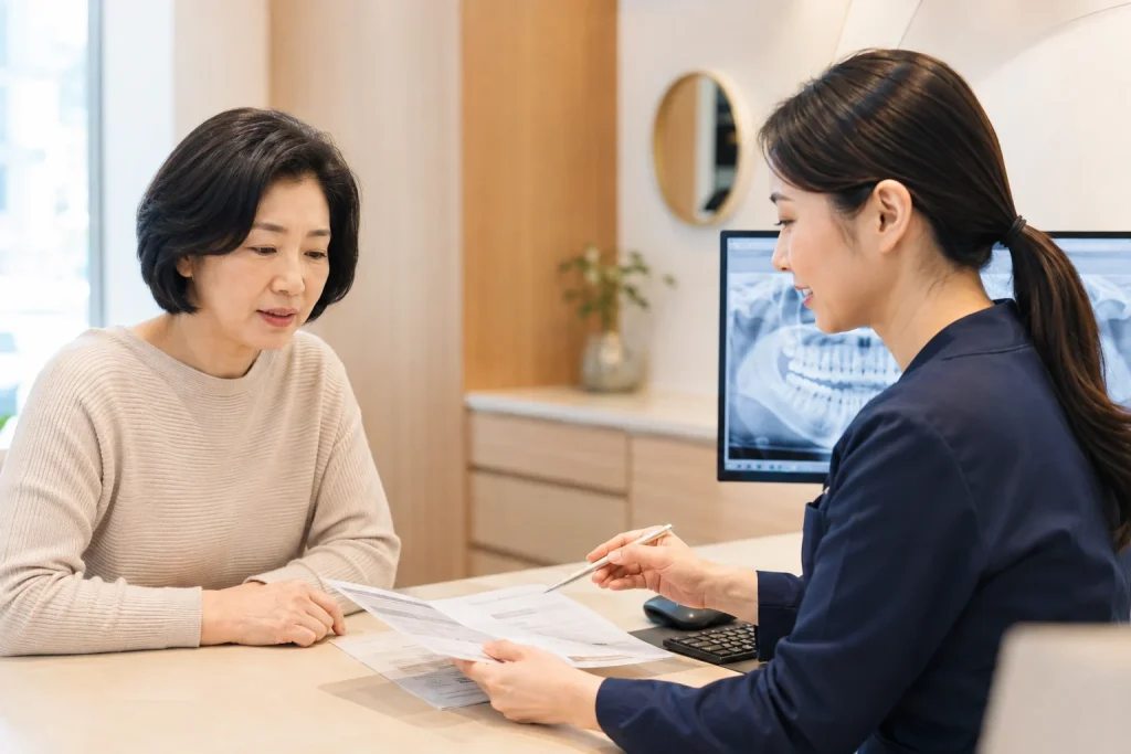 국산 임플란트 종류 상담 참고 이미지