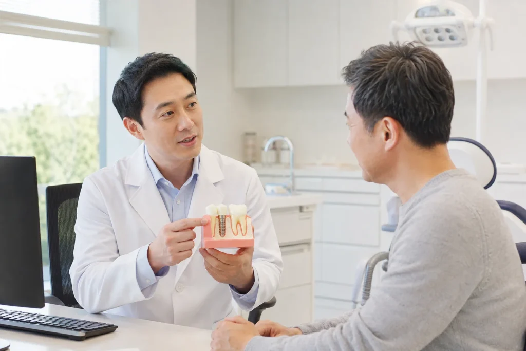 임플란트 브랜드 확인 방법 상담 참고 이미지